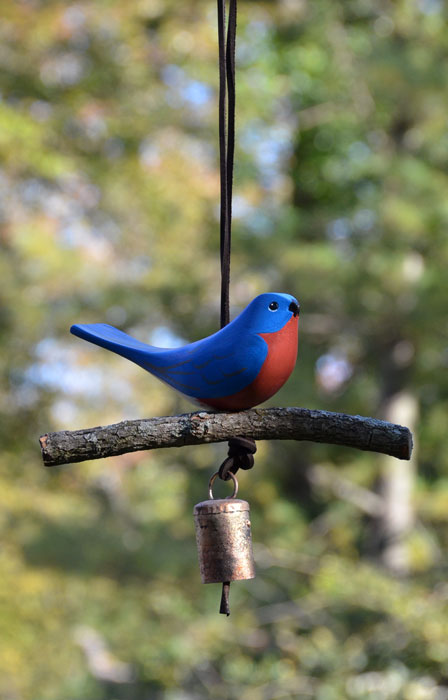 Jingle Birds Eastern Bluebird bell
