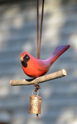 Jingle Birds Male Cardinal wind bell